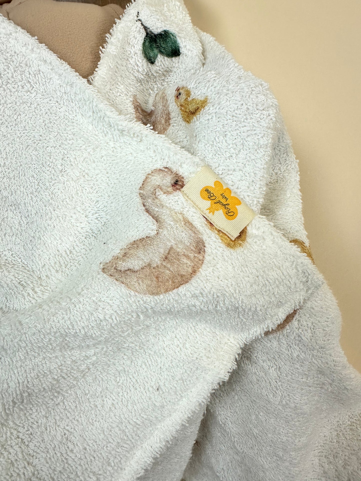 Newborn Bath Towel- Ducklings