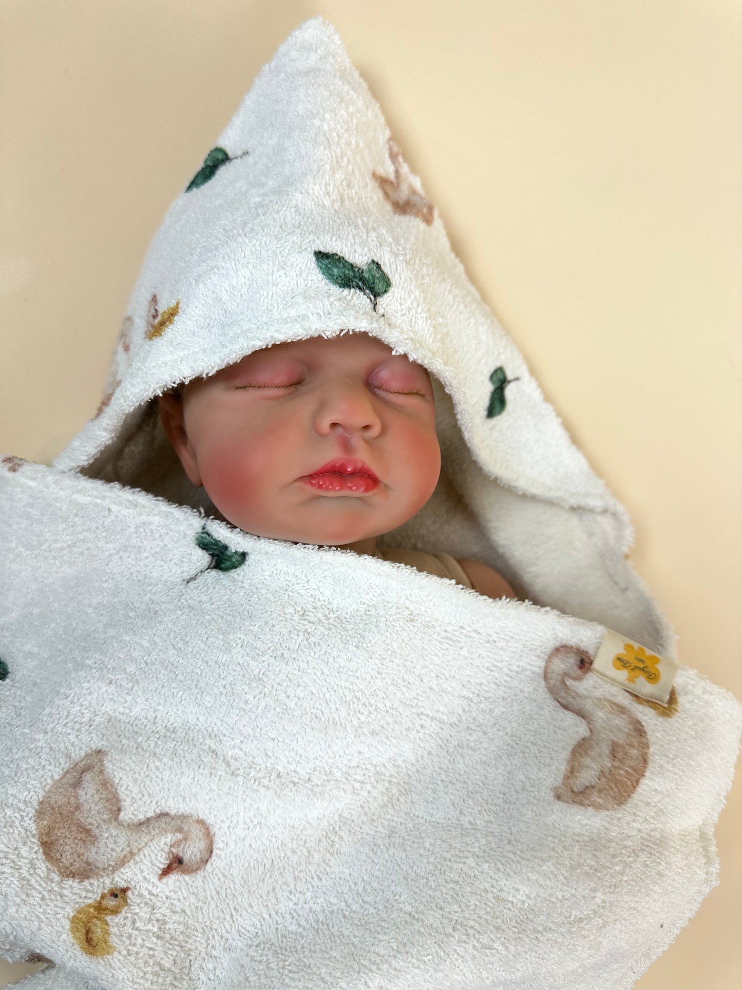 Newborn Bath Towel- Ducklings