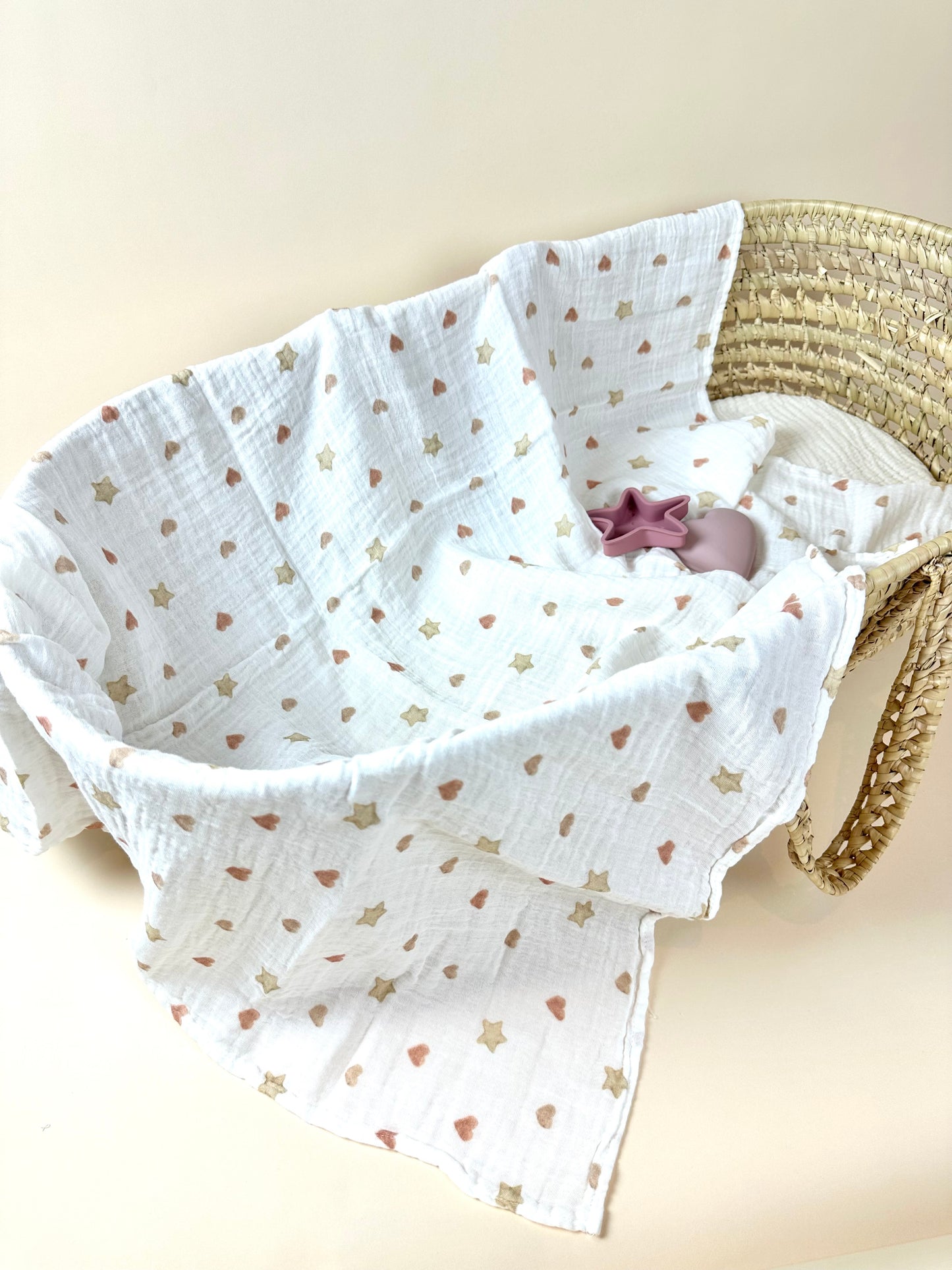 Heart and Star Muslin Set