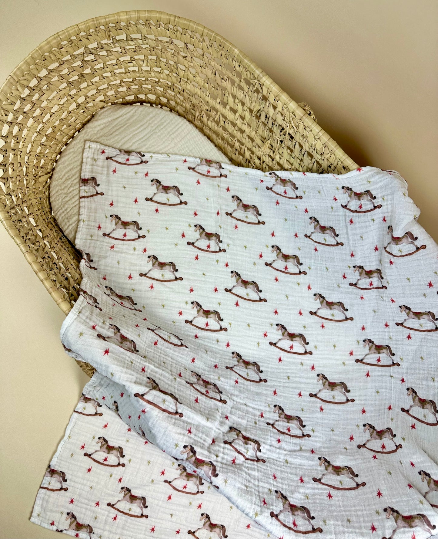 Organic Muslin Blanket - Rocking Bliss