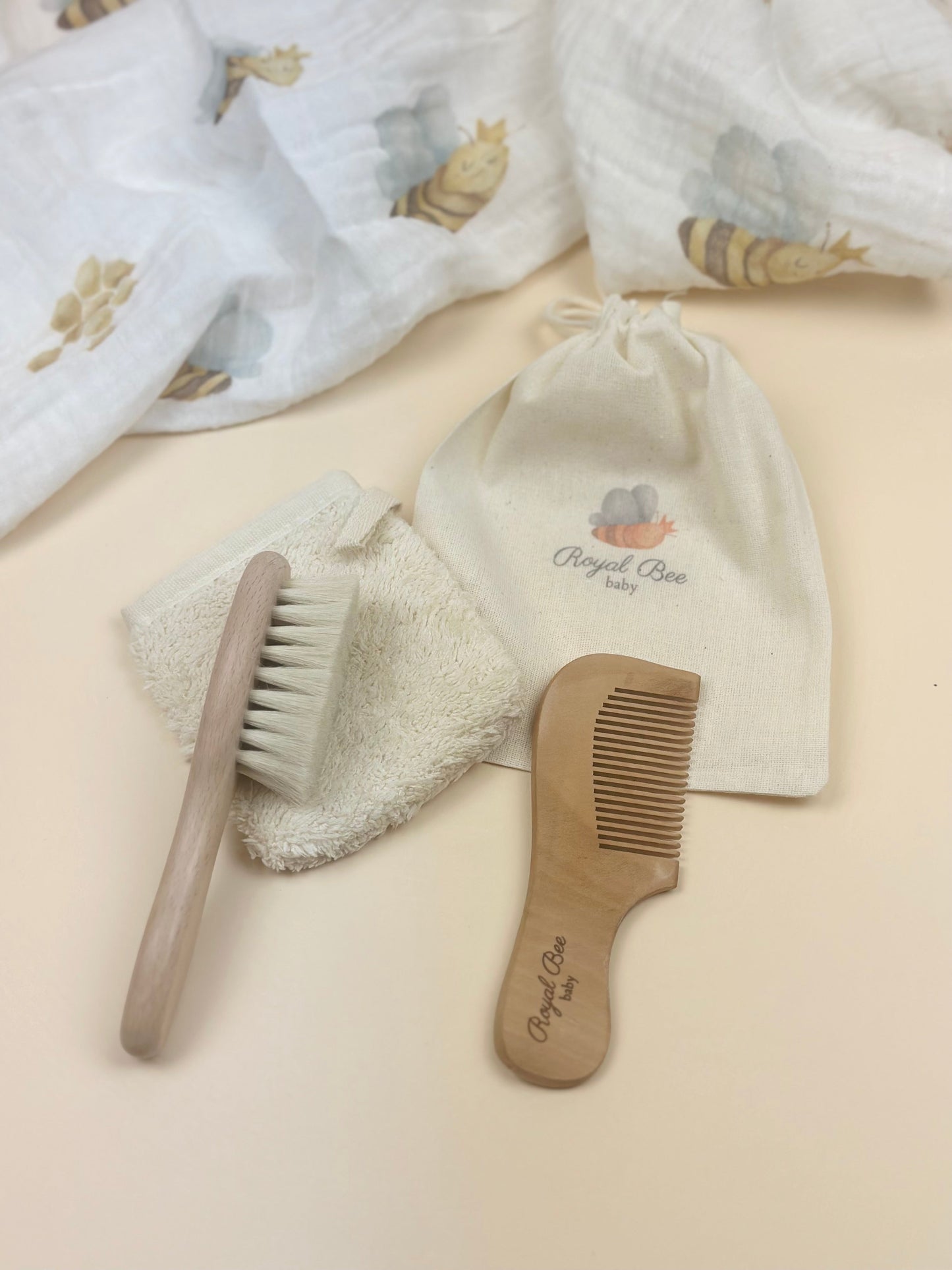 customized baby Comb and Brush Set