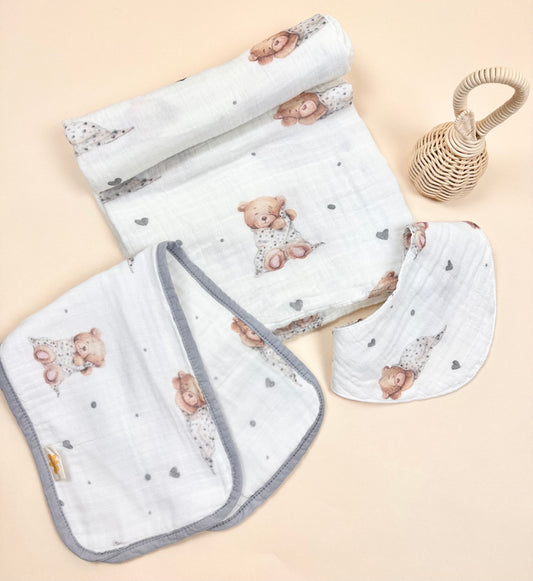 baby muslin blanket set