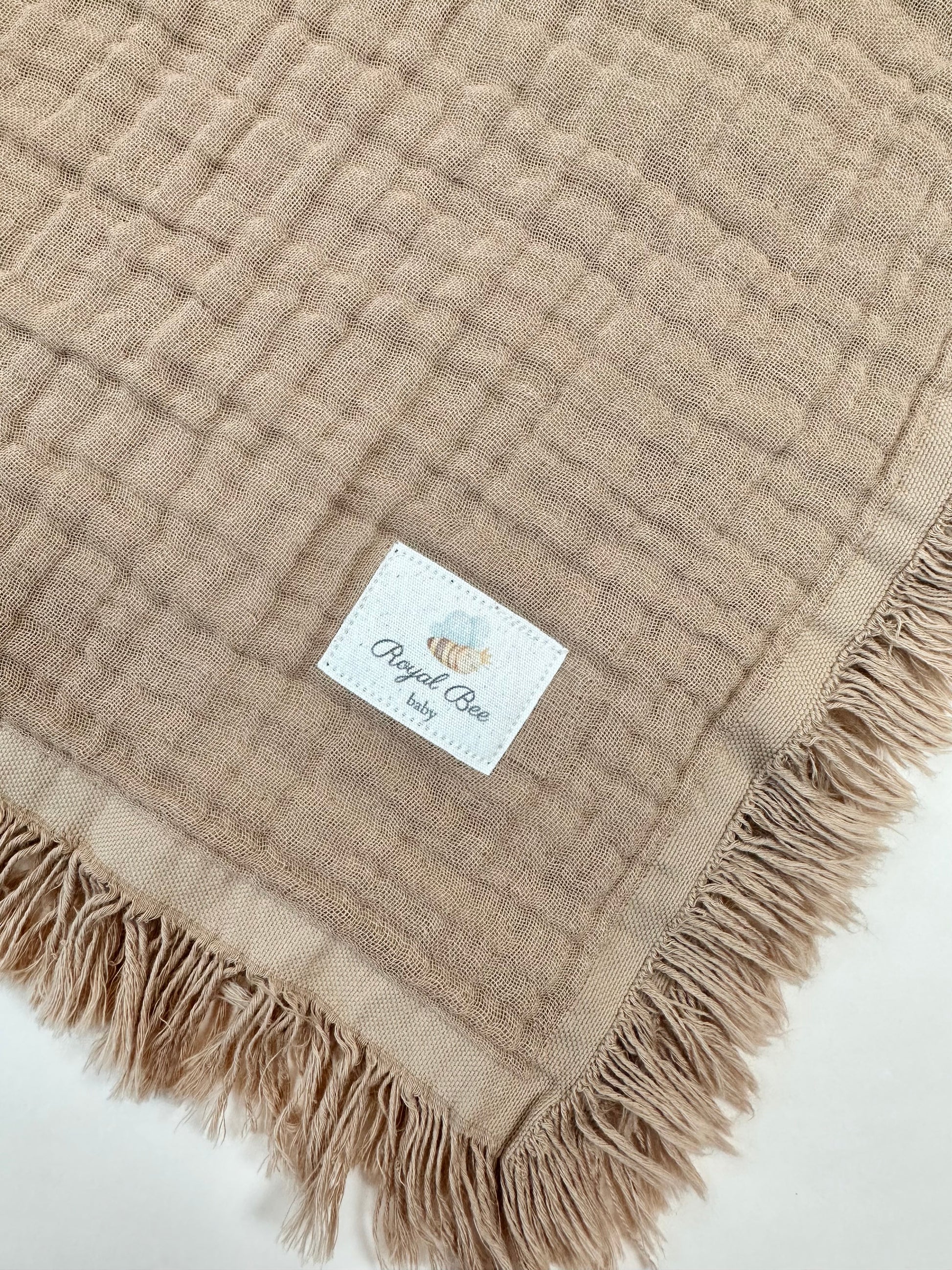 4 layers Oeko-Tex certified muslin baby blanket 