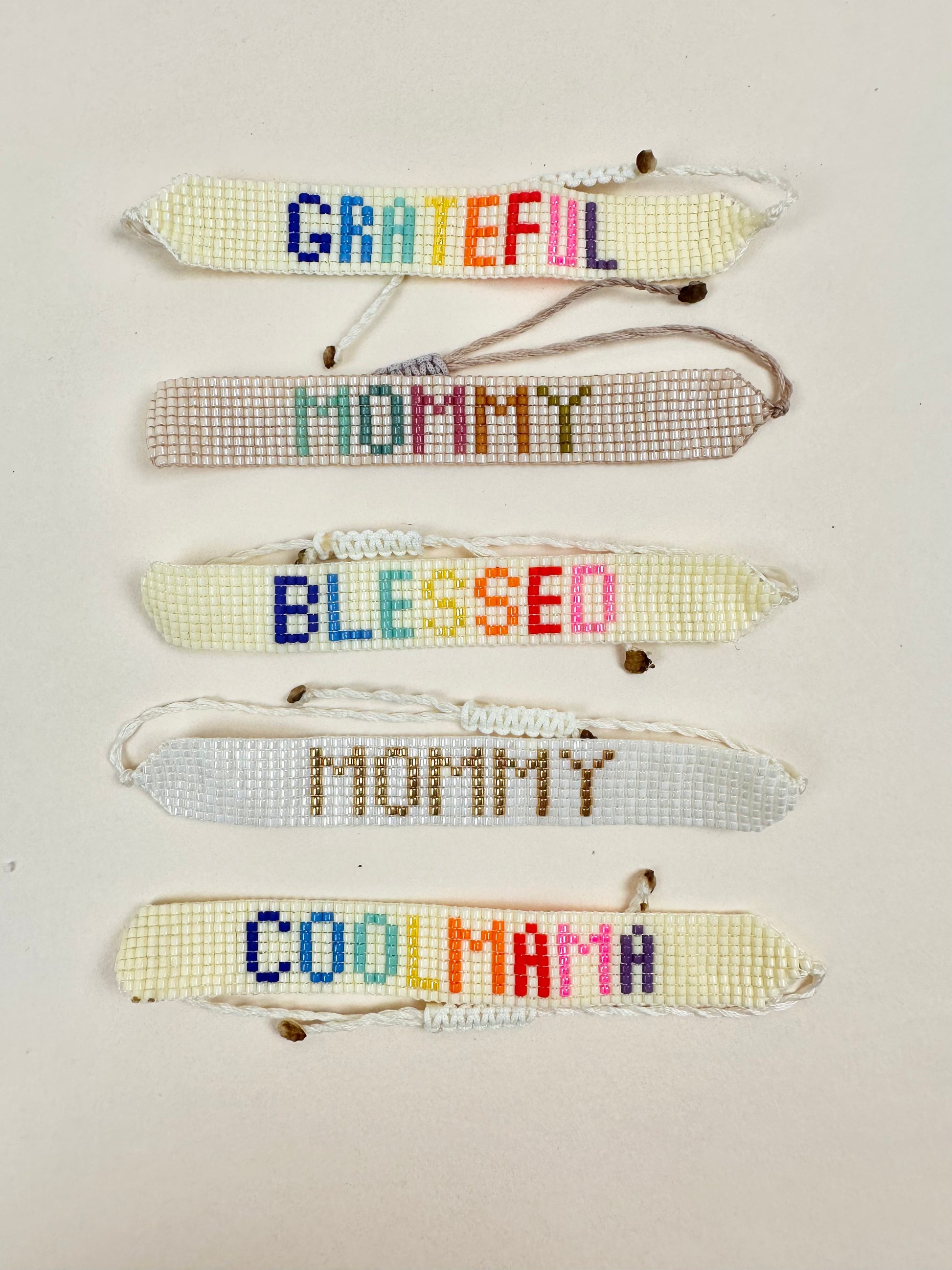 Miyuki beads mom bracelet