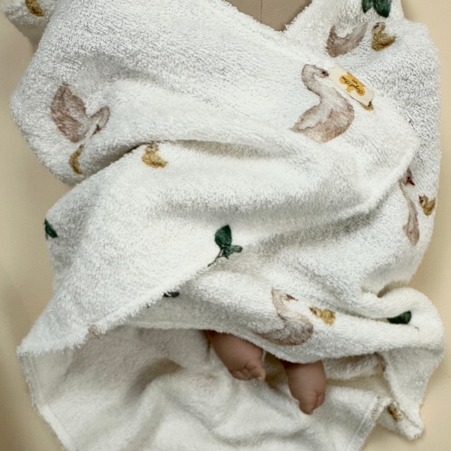 Newborn Bath Towel- Ducklings